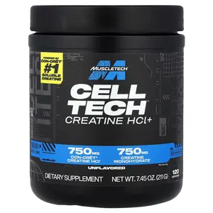 MuscleTech Cell Tech™ Creatine HCL+, Unflavored, 7.45 oz (211 g) MuscleTech Cell Tech™ Creatine HCL+, Unflavored, 7.45 oz (211 g)