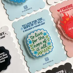 Imperfect Kindle Grip  Misfit Discounted Acrylic E-Reader Accessory Phone Holder