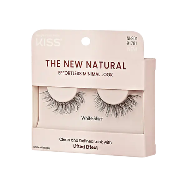 KISS The New Natural Lash - Full Strip - White Shirt