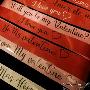 12 pcs Ribbon with Message Perfect for Decoration Romantic Gift Idea