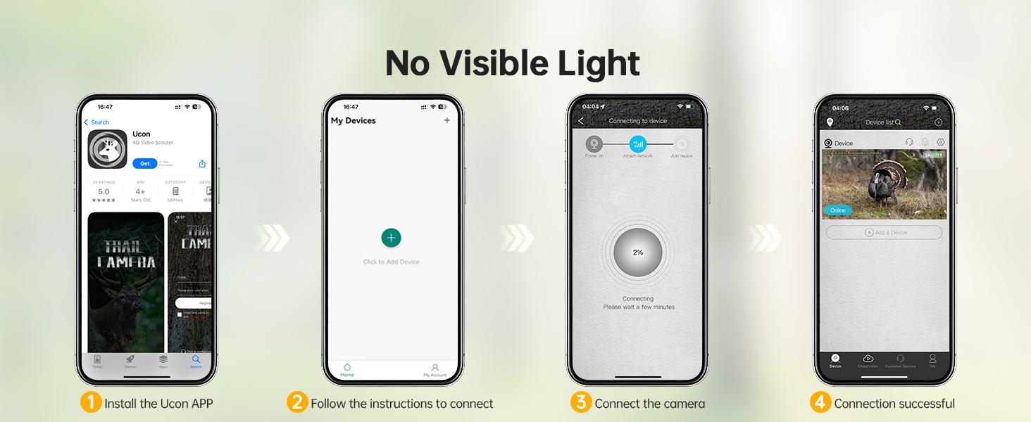 4G Remote Hunting Camera with GPS, 1.6K HD Night Vision, 0.1s Ultra-Fast Trigger, Clear Night Imaging, IP67 Waterproof, Built-in GPS Tracking, Suitable for Wildlife Monitoring / Hunting / Farm Security. Survival Kit