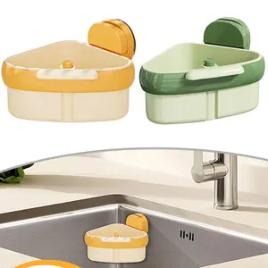 Corner Sink Strainer | Suction Cup Sink Corner Rack | Sinks Trash