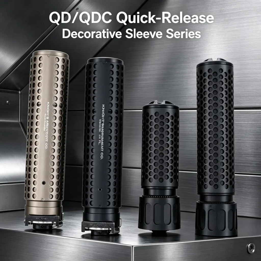 QD/QDC Quick-Detach Honeycomb Metal Threaded Tube, 14mm CCW Mechanical Hardware Accessory