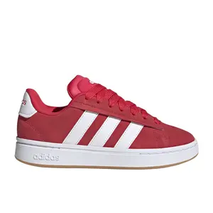adidas Womens Grand Court Alpha 00S Lace Up Sneakers Shoes Casual - Red