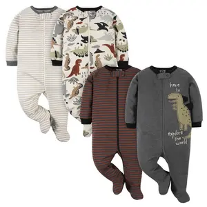 Dinosaur Baby Boys' 4-Pack Comfy Sleep 'N Plays