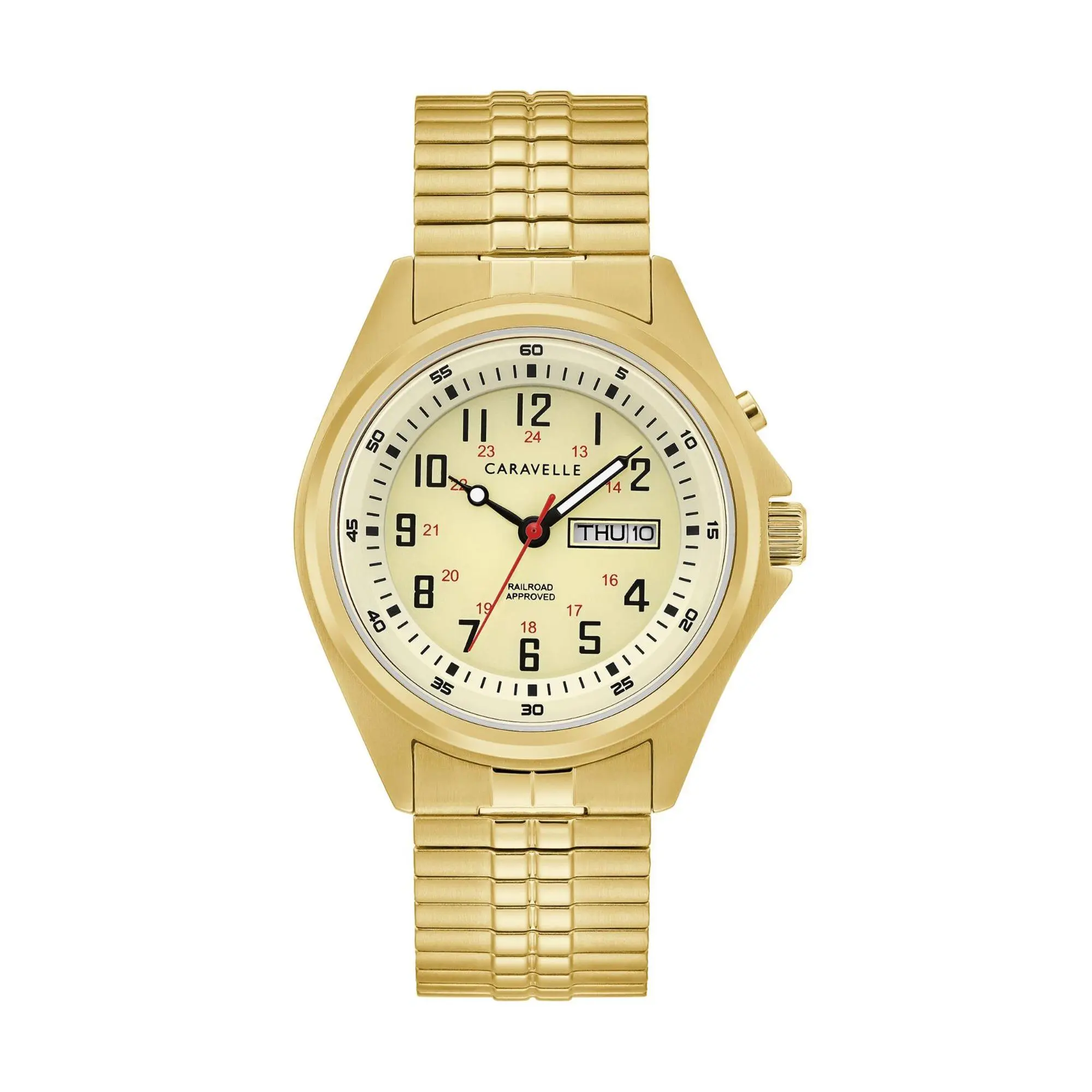 Caravelle by Bulova Men's Goldtone Expansion Band Watch