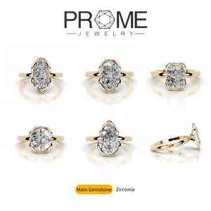 (CR023) Geometric Rings 5A Cubic Zirconia Sparkling and Charming Simple Design, High Quality Copper, Perfect for Daily Wear and Women’s Gift Selection