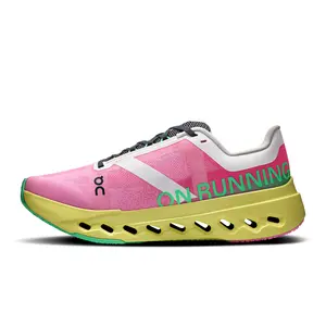 On Womens Cloudsurfer Next Pink/Limelight 3WE30053214
