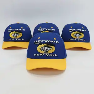 Nervous Elevated Snapback (Blue / Yellow)