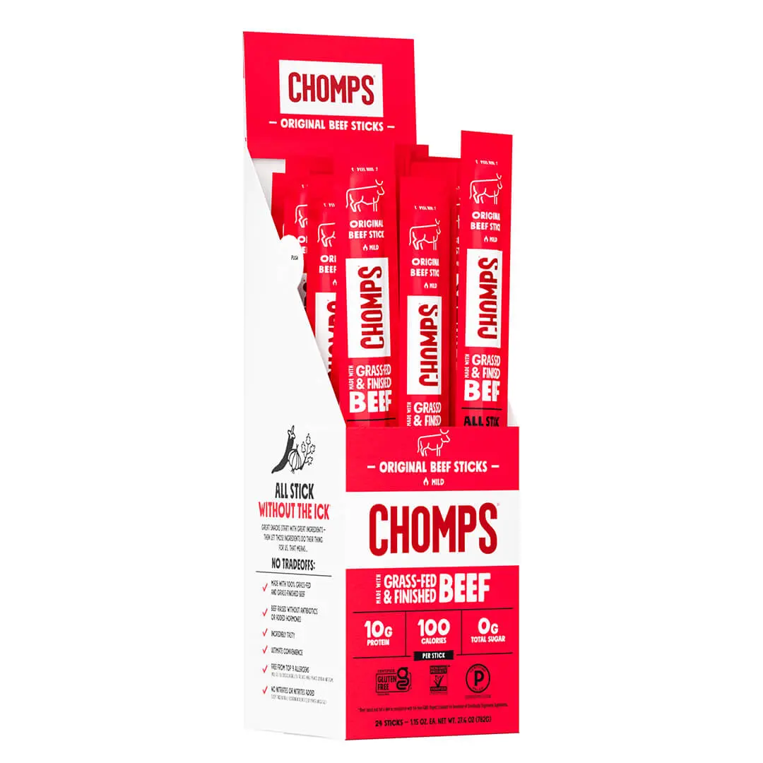 Chomps Original  Beef Stick, Grass-Fed and Finished