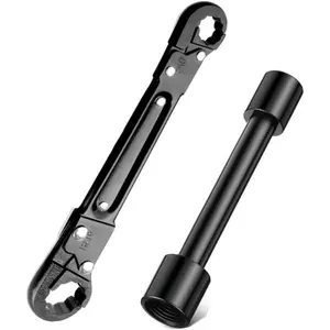 Plumbing Tools, Wrench Stop Wrench, Plumbing Wrench. Professional Plumbing Toolset For Easy Angle Stop And Supply Nut Installation - For Plumbers Plumbing Tool.