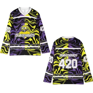 Subtronics Rave Jersey, Bass Music Hockey Shirt, Trippy Swirl EDM Festival Outfit