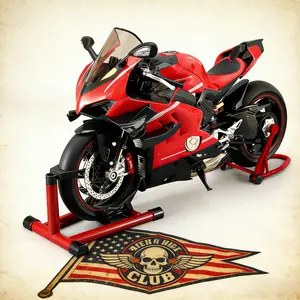 XLG Electric Motorcycle Model, 1:6 Scale, Grateful Kids Gifts, Car Kid Toy, Toys for Grown Ups, Alloy Dynamic Model, Motorcycle with Soundings and Lights and Spray, Bedazzling, Toys, Stranger Things, Things to Buy