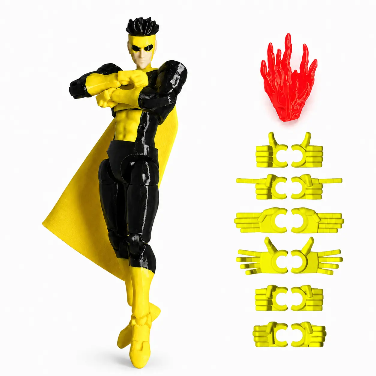 Titan13 Action Figure 3D Printed Toys Multi-Jointed Movable Robot, Anime Figure Lucky 13 Action Figures, Multi-Articular Dummy 13 Action Figures, Collect Your Legend13 Gifts