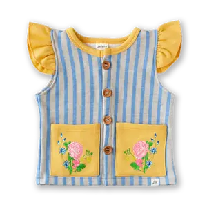 Skipper Stripe Embroidered Vest