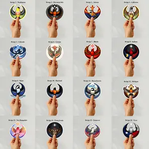 AlL USA State Anti ICE Activist Die-cut Stickers, Resistance Symbol Community Solidarity Vinyl, State in US Political Sticker