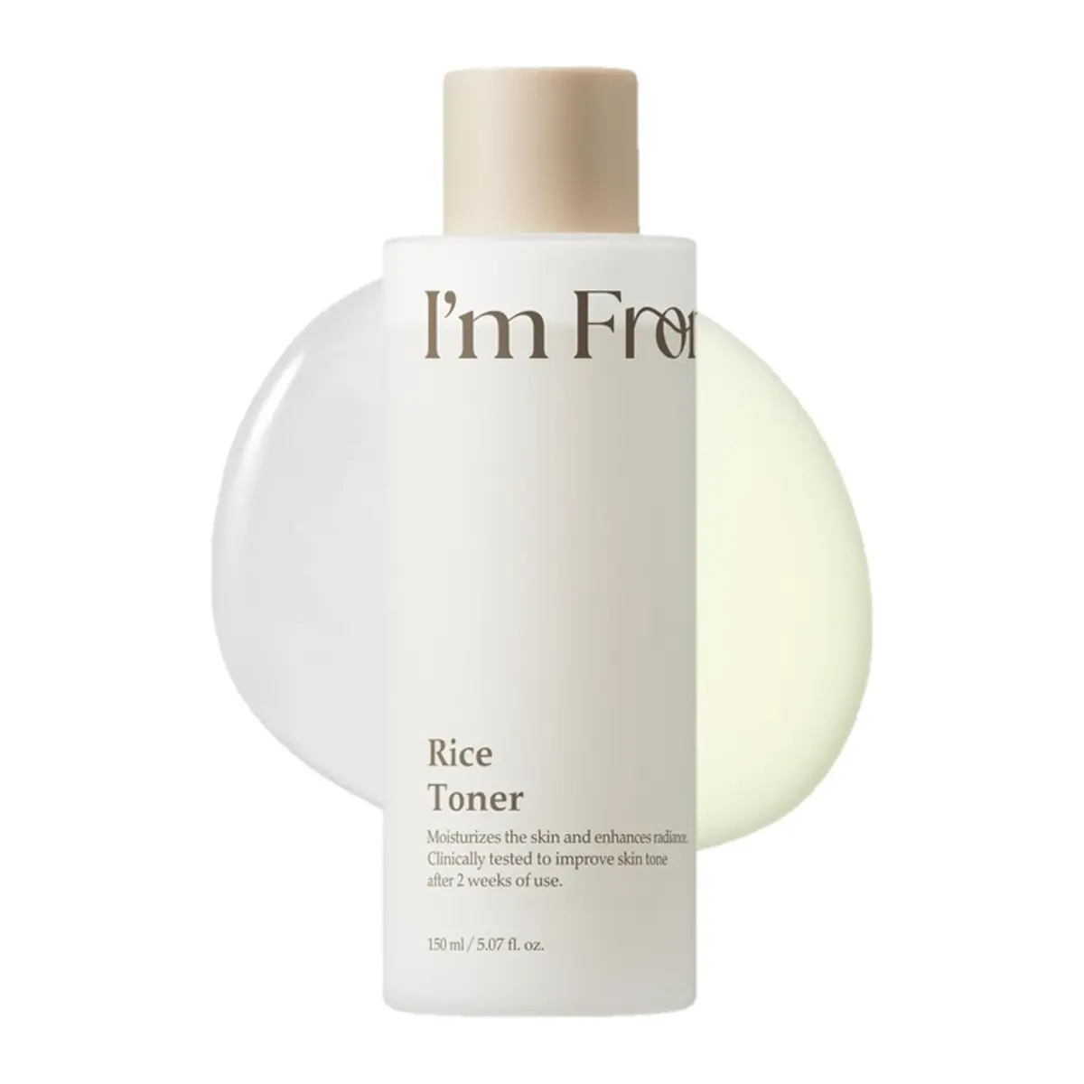 [I'm From] Rice Toner 150ml - Hydrating for Dry, Dull, Combination Skin, Vegan, Fragrance Free, Glass Skin