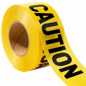 Premium Yellow Caution Tape I 3 inch x 1000 feet I Harzard Tape w/Bright Yellow & Bold Black Text I 3" Wide for Maximum Readability I Ideal Use for Danger/Hazardous Areas (1-Pack)