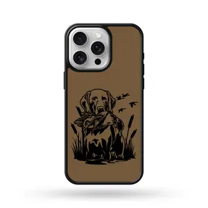 Brown Lab Duck Hunting Dog Phone Case