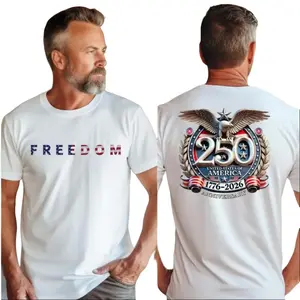 Freedom 250th Anniversary Shirt USA 250 Years Independence Apparel 1776-2026 America Anniversary Patriotic Freedom Design
