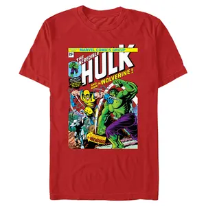 Men's Marvel Hulk vs Wolverine T-Shirt