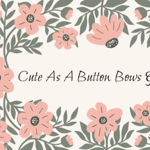 Cute As A Button Bows