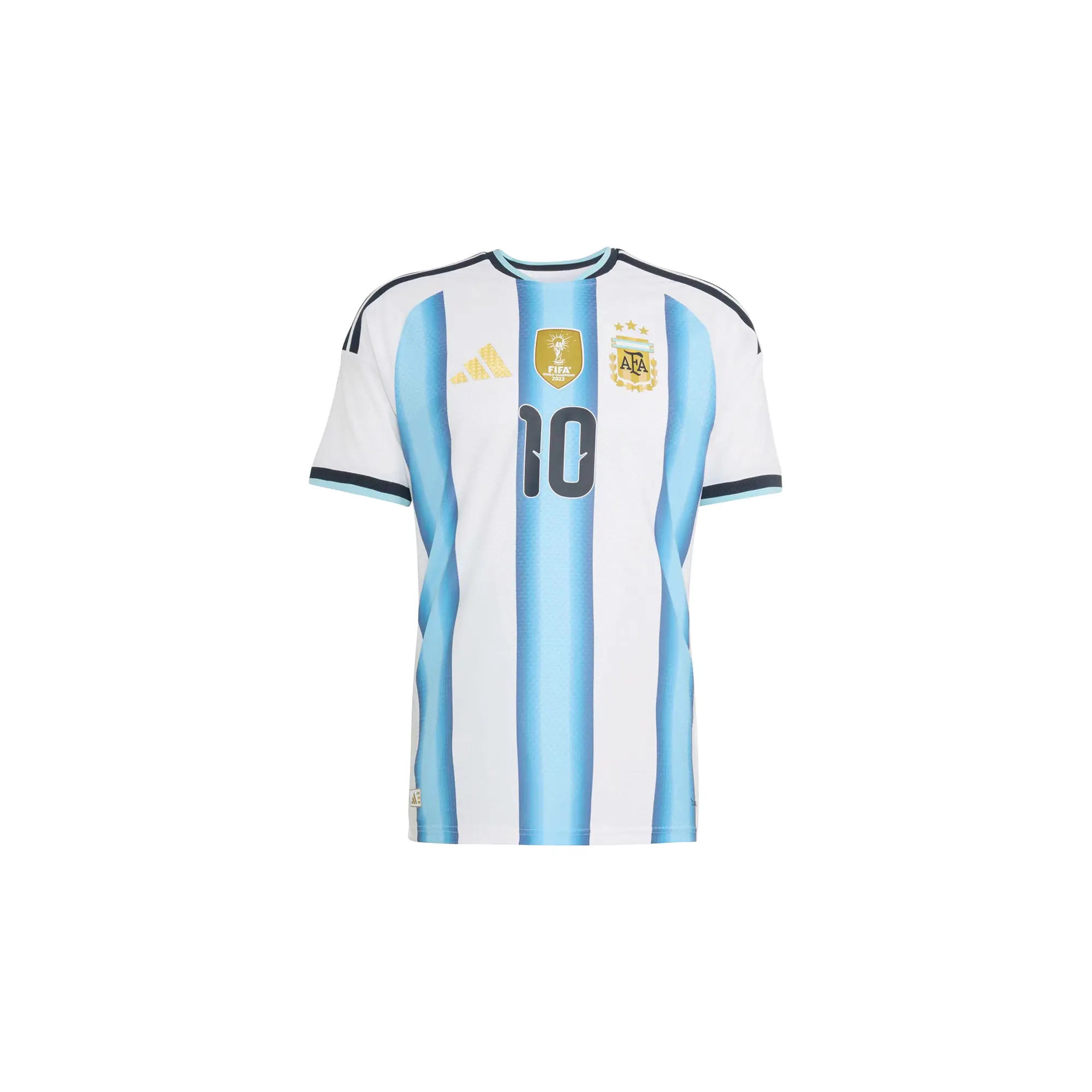 Argentina 26 Home Messi Authentic Jersey "White / Icey Blue / Light Blue" KH3934