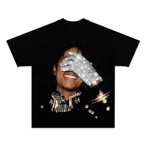 Michael Jackson Glove Graphic T-Shirt, Vintage 90s Tee, Gift for fans