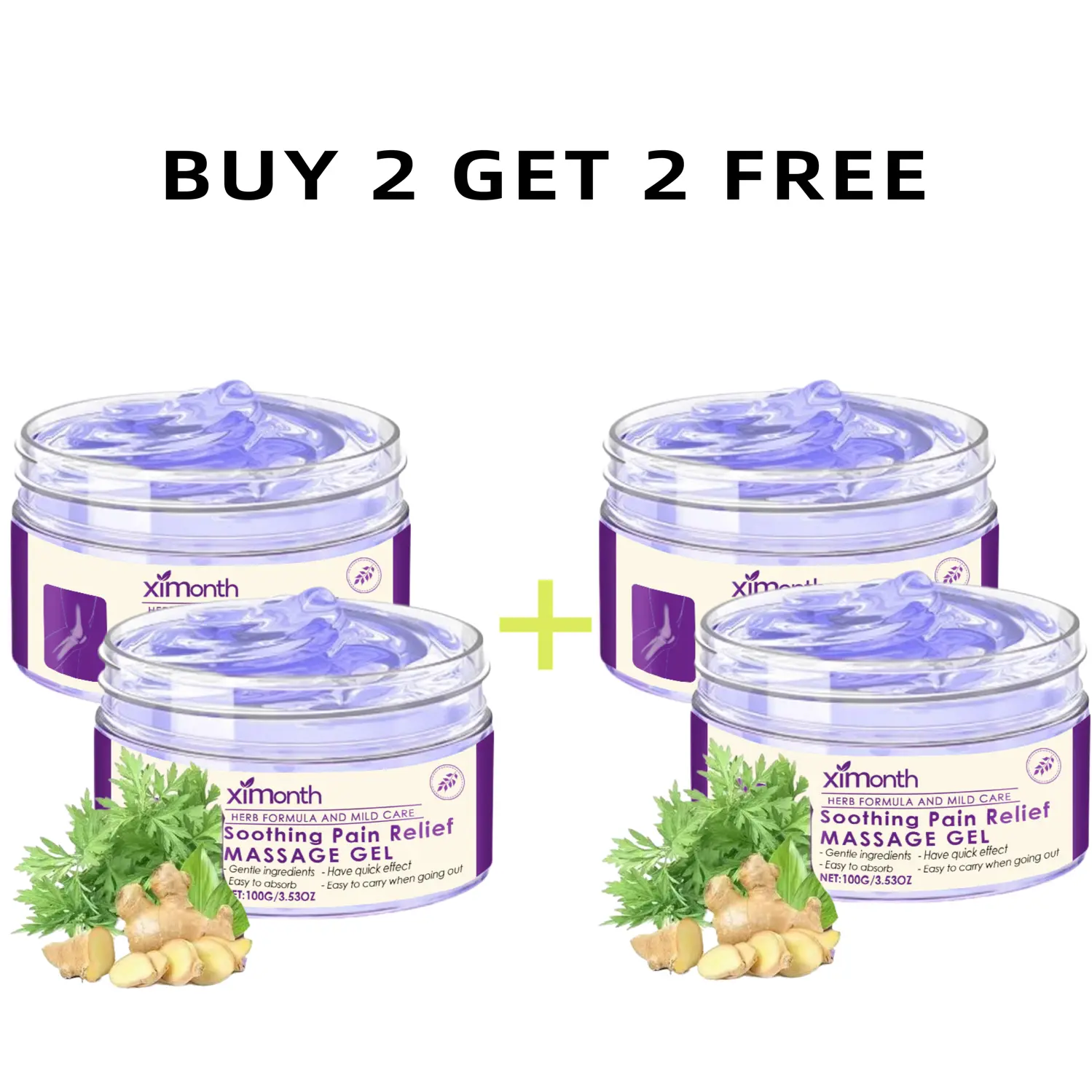 [Buy 2 Get 2 free ] Joint Care Gel KneeLumbar Shoulder Neck Muscle Pain Body CareMassage Cream Gel purple gel turmeric  Joint relief gel
