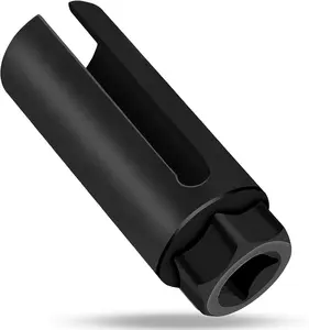 Oxygen Sensor Socket 22mm 7/8 in, 1/2 in Drive O2 Sensor Removal Tool, Heavy-Duty Chrome Vanadium Steel with Side Wire Cutout, Ideal for Car Exhaust System, Durable & Easy to Use