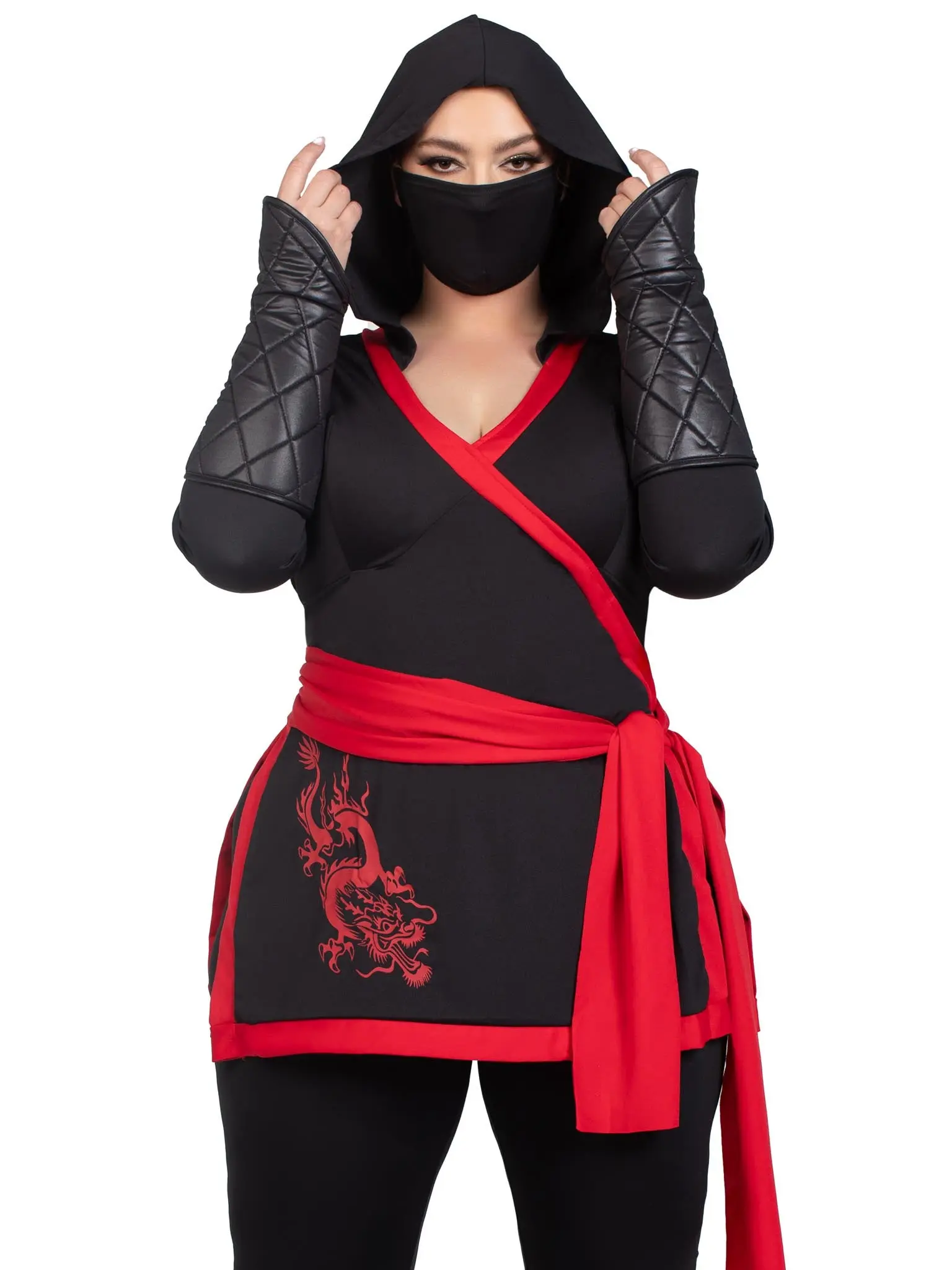 Leg Avenue Plus Ninja Assassin Costume - Authentic Ninja Design with Unique Features and Features
