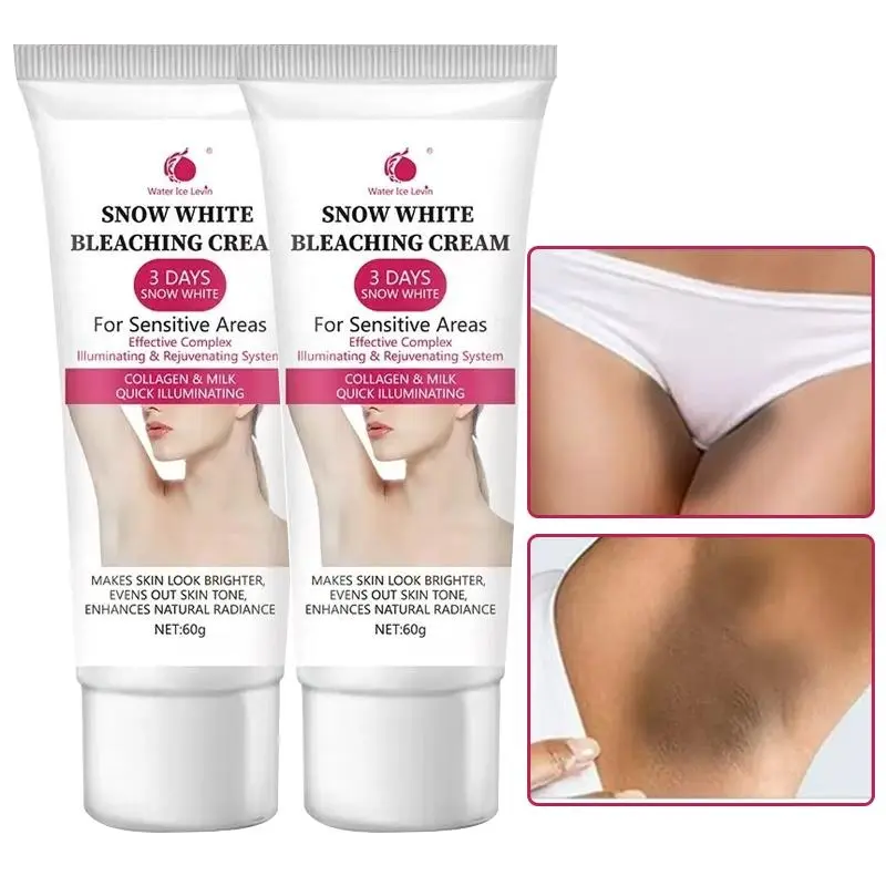 2-piece underarm care cream, containing vitamin C, niacinamide, and snow grass, with a hypoallergenic formula designed for light beige, underarms, and buttocks - gently improves skin tone and locally brightens, personal care product, beauty product