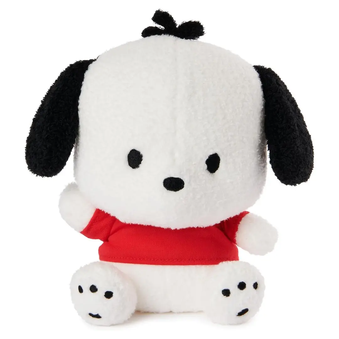 GUND Sanrio Pochacco 6" Soft Stuffed Plush Toy, Cute Animal Design, Embroidered Eyes Stuffed Toy for Kids