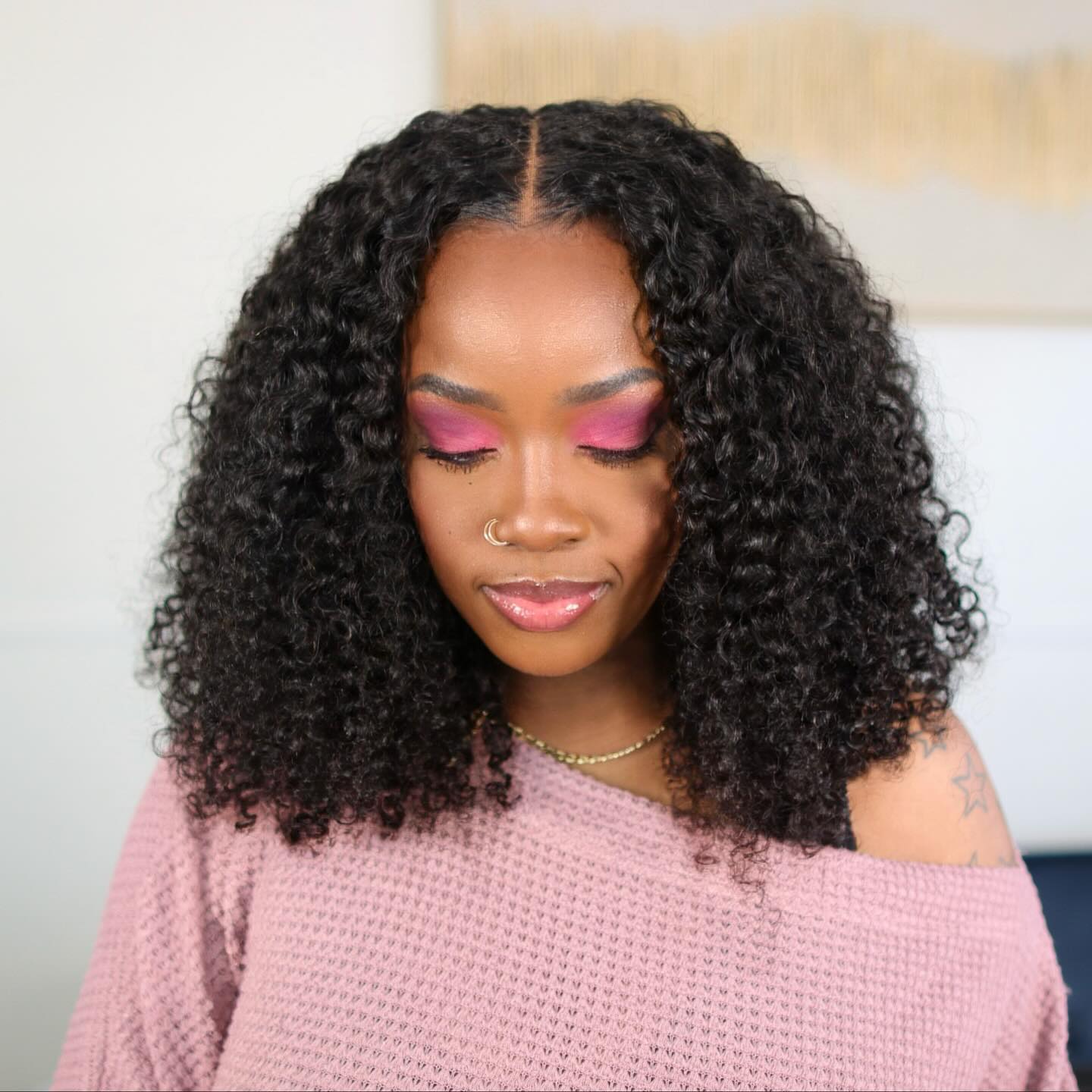 MORE FACE Kinky Curly Lace Front Wigs 13x4 Transparent Lace Frontal Wigs Human Hair Pre Plucked With Baby Hair MORE FACE Kinky Curly Lace Front Wigs 13x4 Transparent Lace Frontal Wigs Human Hair Pre Plucked With Baby Hair