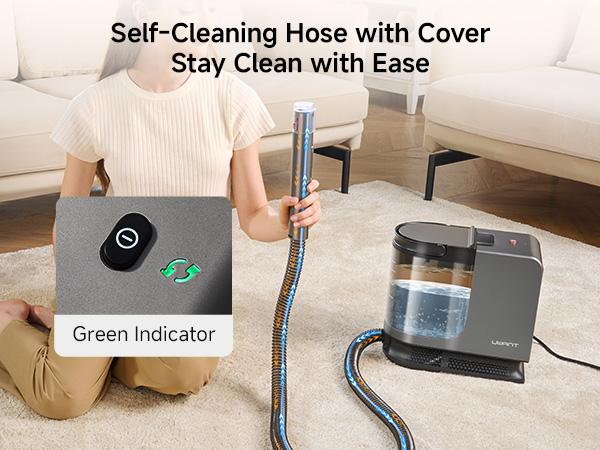 Uwant Steam Portable Carpet Cleaner , 18Kpa Powerful  Spot Cleaner Machine, Upholstery & Sofa Cleaner for Home，Car and Auto Detailer，Pet Stain Remover，Steam Vacuum