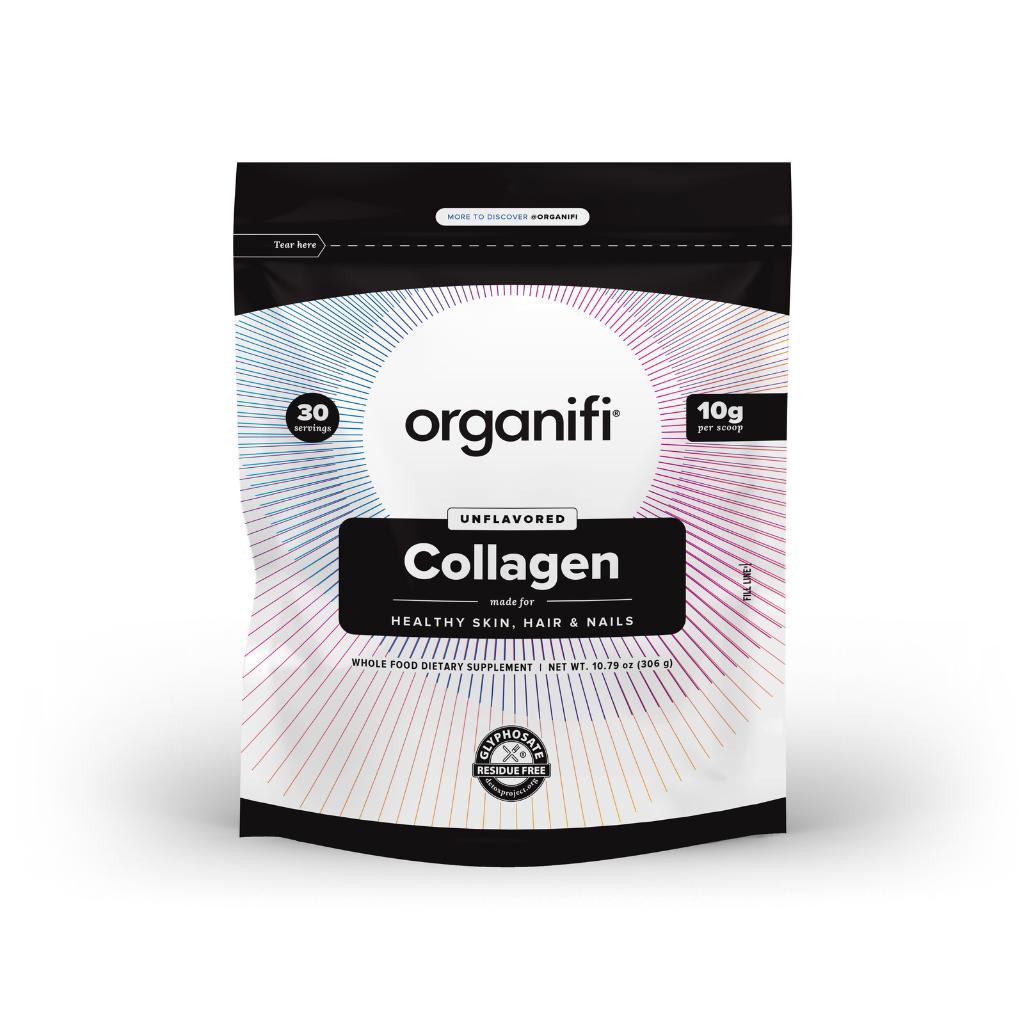 Organifi Collagen - Strong Skin, Nails, and Hair Health - Natural Dietary Edible Fitness Supplement