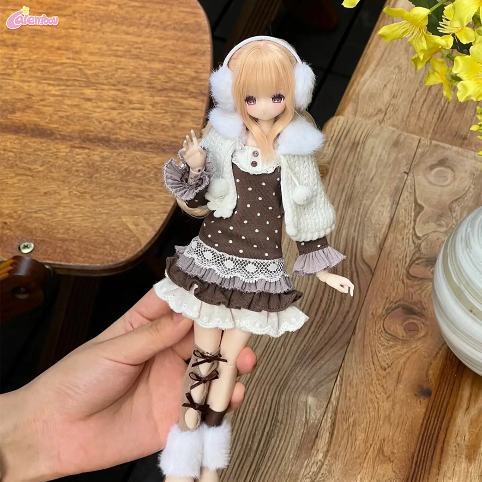 Saturday Girls Series Special 1/6 Action Figure Collection Hair Transplant Ball Jointed Doll, Kawaii BJD Action Figure Toys Birthday Gifts for Girls