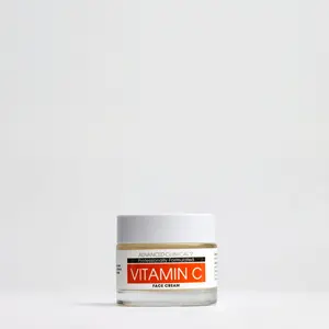 Advanced Clinicals Vitamin C Face Gel-Cream with Ferulic Acid Niacinamide & Squalane for Hydrated Radiant Skin - Lightweight