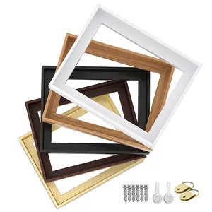 Canvas Floating Frame for Finished Canvas Artwork, Oil Painting Floater Frame for 1.25 Inch Deep Canvas, Gallery Style Picture Frame for Wall Decor with Mounting Hardware