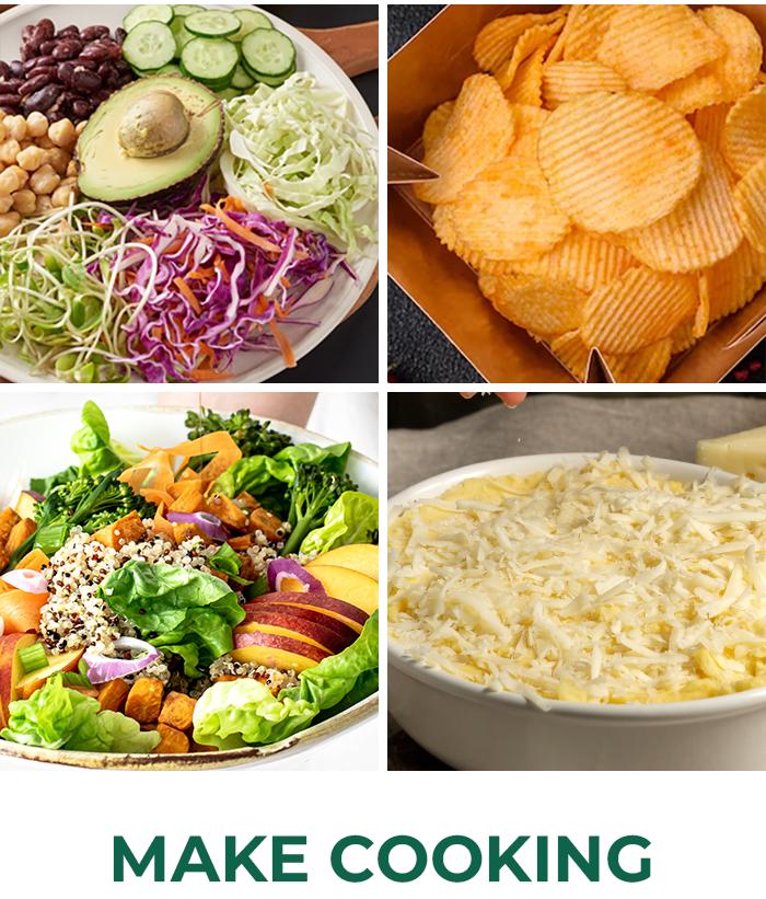 SUSTEAS Rotary Cheese Grater with 6 Replaceable Blades, 18/10 Stainless Steel, BPA Free, Food-Grade Materials Vegetable Cutting Slicer Kitchen Shredder Kitchen Gadgets Utensils