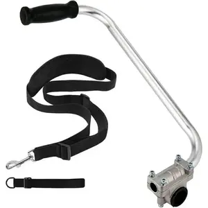 Weed Eater Handle Extension, String Trimmer Grip Back Saver with Shoulder Strap Harness, Universal Weedeater Attachments for Lawn Care, Landscaping, Yard Trimming Edging, Grass Trimmer Accessories