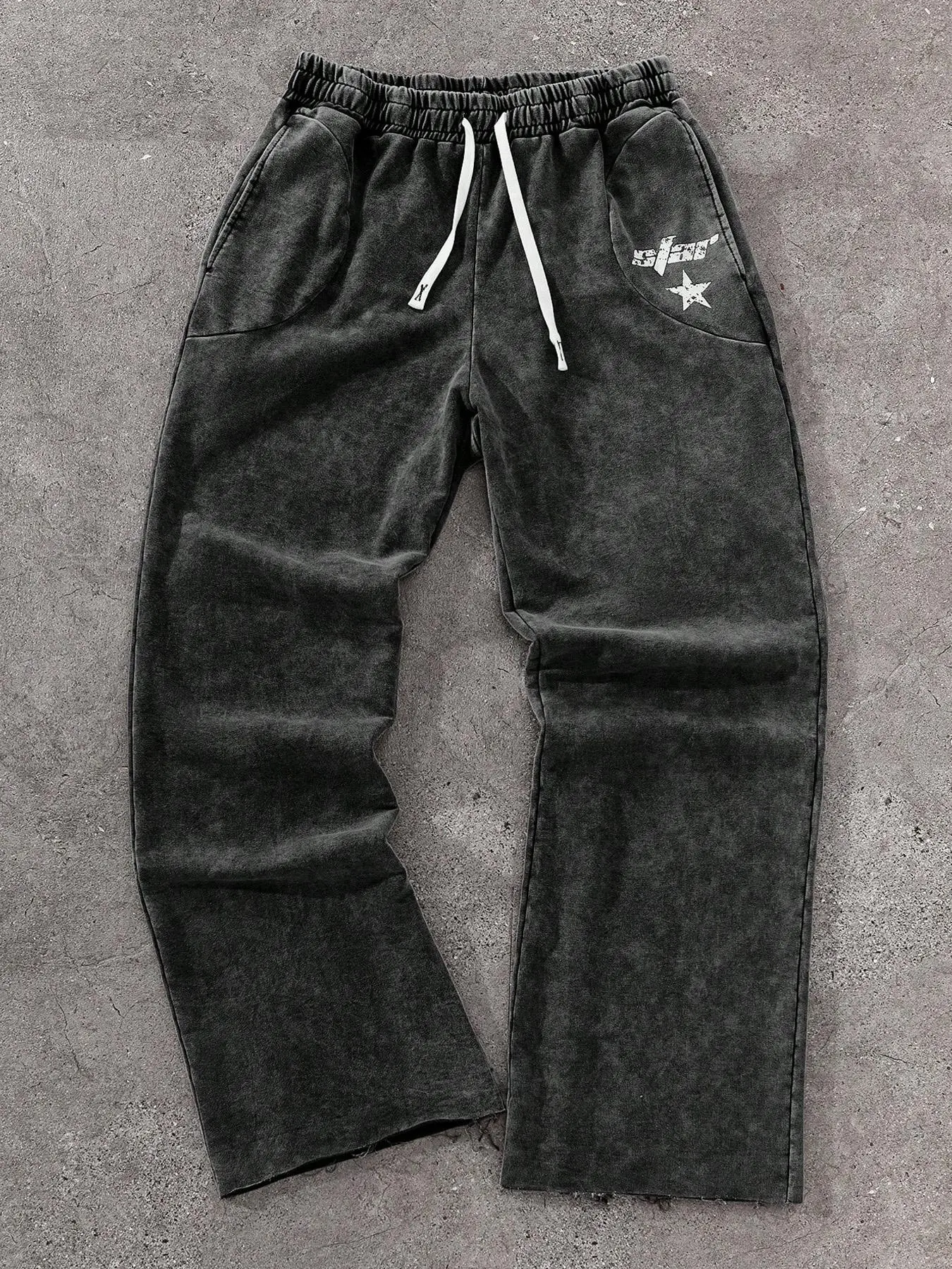 Unisex Letter Print Drawstring Waist Fitted Sweatpants, Casual Basic Comfy Breathable Jogger Pants for Daily Wear, Casual Comfy Trousers, Casual Fashion Bottoms, Casual Style Bottoms, Unisex Bottoms for Summer, Women