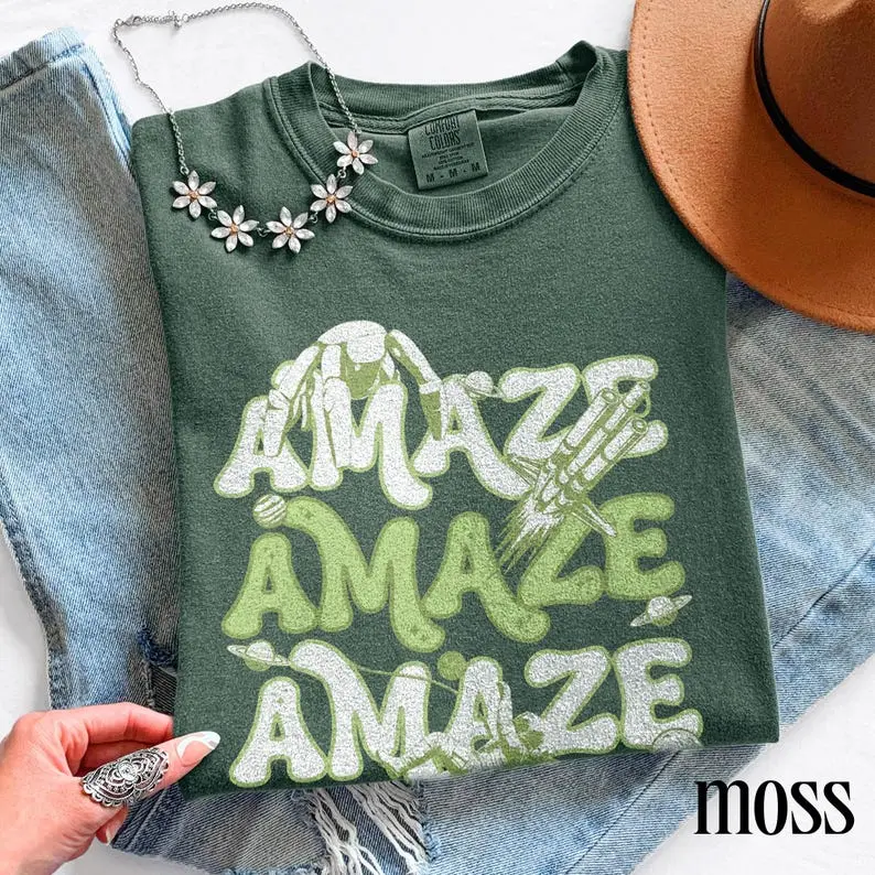 Comfort Colors Project Hail Mary Amaze Alien Graphic Tee, Rocky Sci-Fi Space TShirt, Astronaut and Rocket Design, Fan Gift Jayden