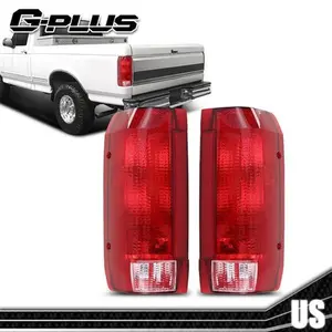 Tail Lights Fit For 90-96 Ford F150 F250 F350 Bronco Lamp Left/right Pair Set G-PLUS