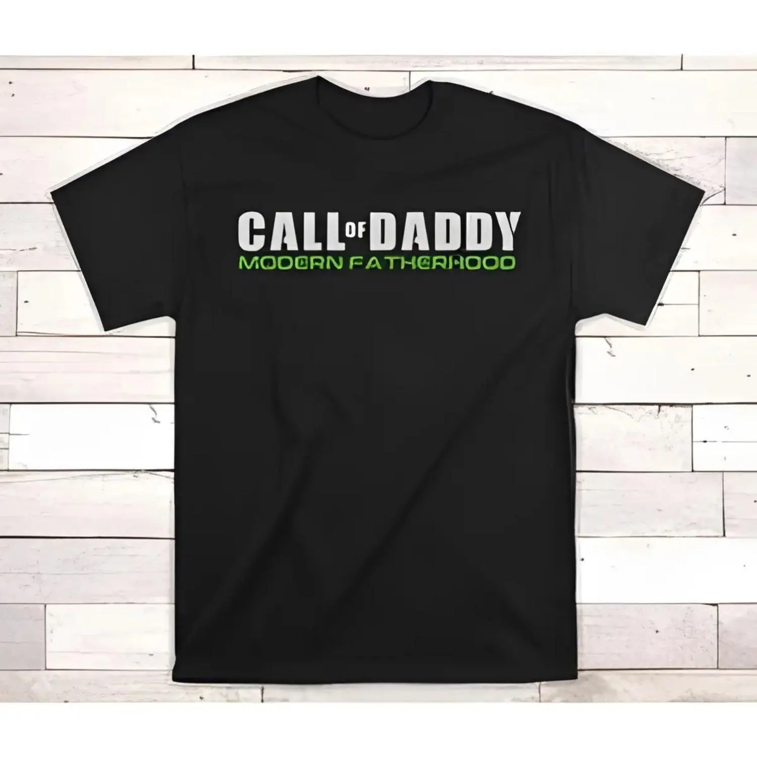 Call of Daddy T-Shirt - Modern Fatherhood - Funny Dad Shirt - Gamer T-Shirt - New Dad - Father's Day Gift Casual Cotton