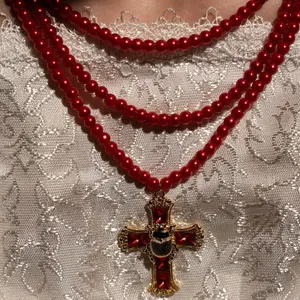 Elizabeth’s Three layer Cross Necklace