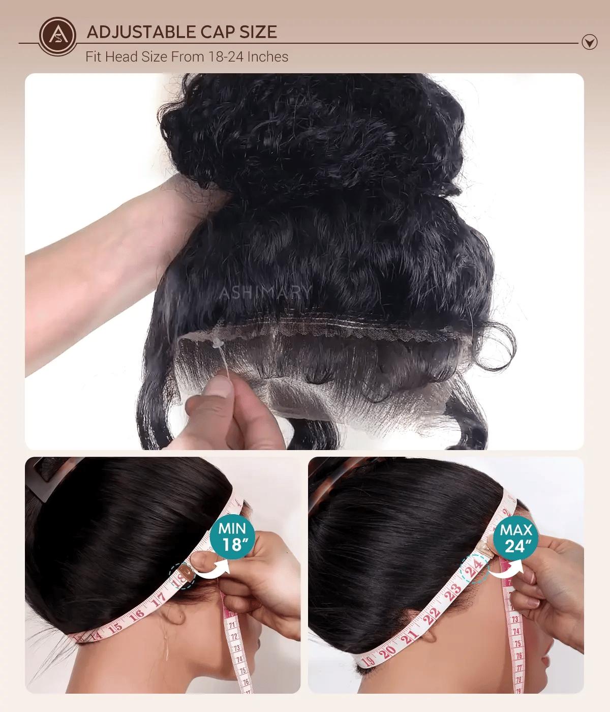 Newborn Hairline Hyperrealism KinKy Edge Hairline Invisi Strap 360 Skin Lace Frontal Kinky Straight Wig Pre-Everything Natural Look Human Hair Wig Comfortable Fit Breathable Feel Quick And Easy Installation SpringStatements