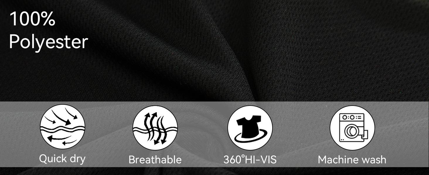 ProtectX Hi Vis Shirt Short Sleeve Reflective Safety Shirt, Men's Heavy Duty Breathable Hi Vis Shirt Multi pocket reflective safety Construction Workwear ProtectX Hi Vis Shirt Short Sleeve Reflective Safety Shirt, Men's Heavy Duty Breathable Hi Vis Shirt Multi pocket reflective safety Construction Workwear