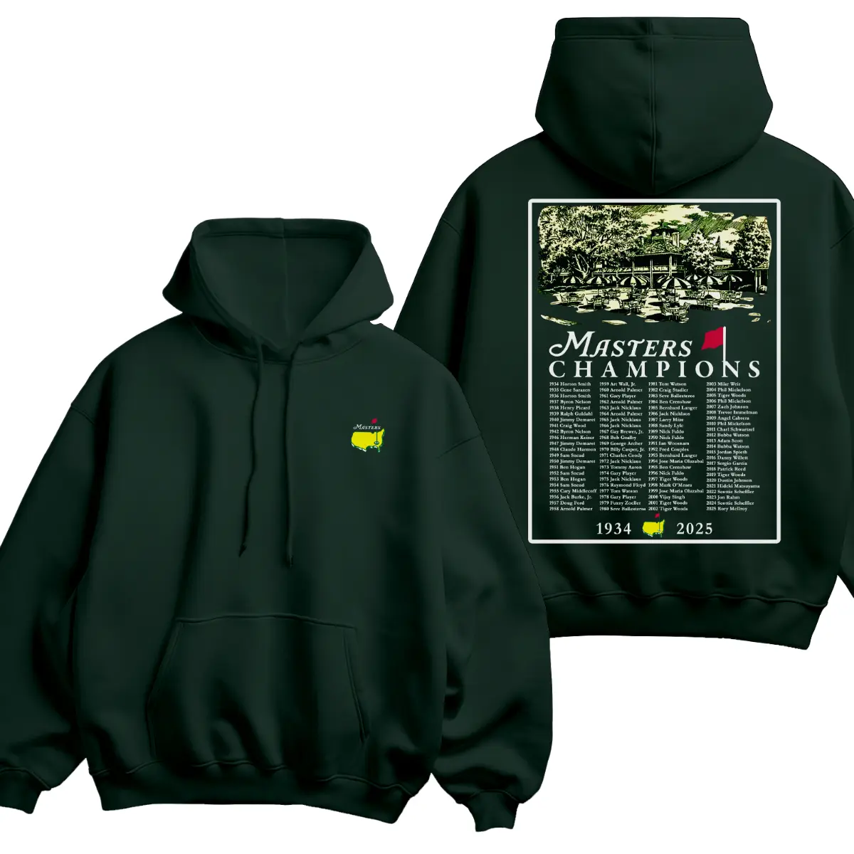 2025 Masters Tournament Hoodie, Augusta 91 Years Celebration Sweatshirt for Gulf Fans, Menswear Pullover Iconic Golf Cup Design, Gift for Men
