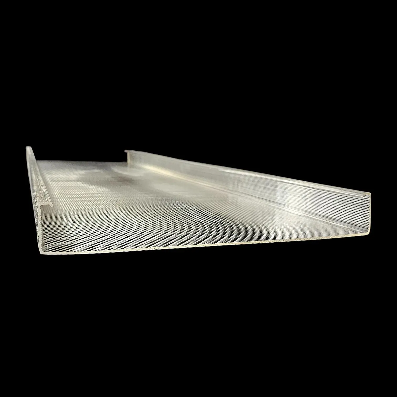 F-4077 : 4 Lite Wrap Around Replacement Light Cover 47-15/16" (L) x 14.0" (between the hooks = 13 1/2″) x 2.0"